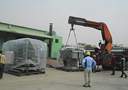 北京機(jī)組吊裝搬運在進(jìn)行油壓設(shè)備吊裝